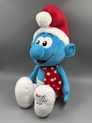 Macy s Holiday 2010 Die Schlümpfe XL Schlumpf Weihnachten Plüsch Stofftier 53 cm
