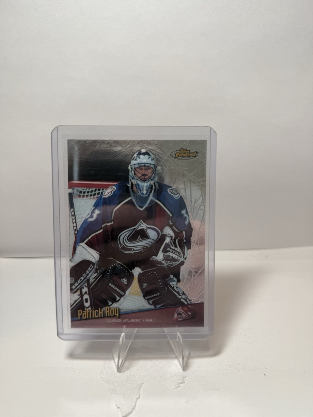 1998-99 Topps Finest Patrick Roy No Protector Parallel Card #140 Avalanche NM/MT