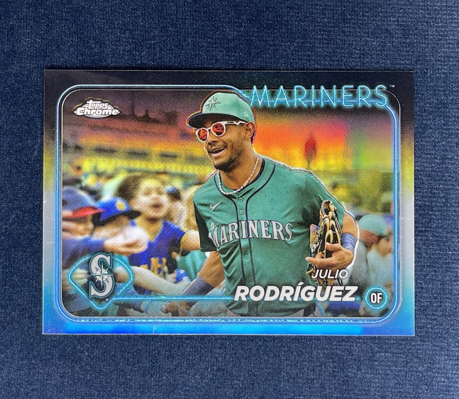 2024 Topps Chrome Julio Rodriguez IMAGE VARIATION SP Refractor Mariners #300