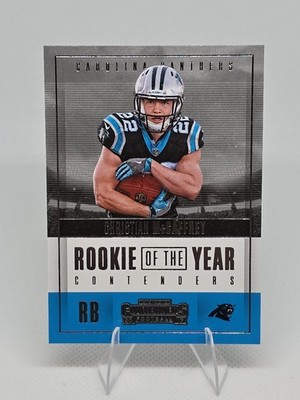 CHRISTIAN McCAFFREY - 2017 Panini Contenders ''ROY Canidate'' - #RY-8 - Panthers