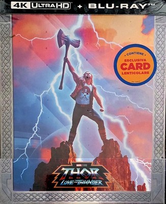 Thor - Love And Thunder 4K UHD Blu Ray Steelbook Box NEU OVP