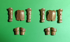 PLAYMOBIL  -  2x  Rüstung  Ritter  Wikinger  gold