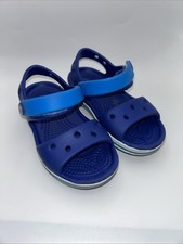 Crocs Crocband Blue Kids Sporty Sandals Kids Size 7 C
