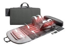 Heated Full Body Massage Mat Black with Remote Control