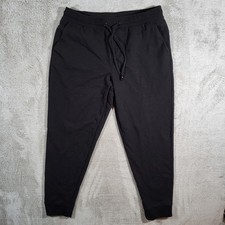 Members Mark Active Joggers Men's Large Black Athletic Performance Sweatpants