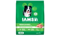 IAMS Proactive Health Minichunks Adult Dry Dog Food with Real Chicken, 30 lb. Ba