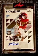 2023 Leaf Signatures Marvin Mims Jr. Rookie Auto 1/1!!! Graffiti Encased🤩🔥💎