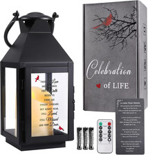 Elegant Memorial Lantern for Loved Ones - Sympathy and Remembrance Gift