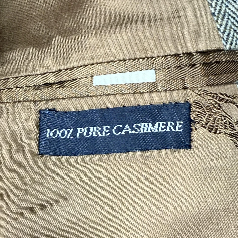 Blazer vintage Burberrys Chester Barrie para hombre 42R espiga cachemir Inglaterra Foto 4 de 4