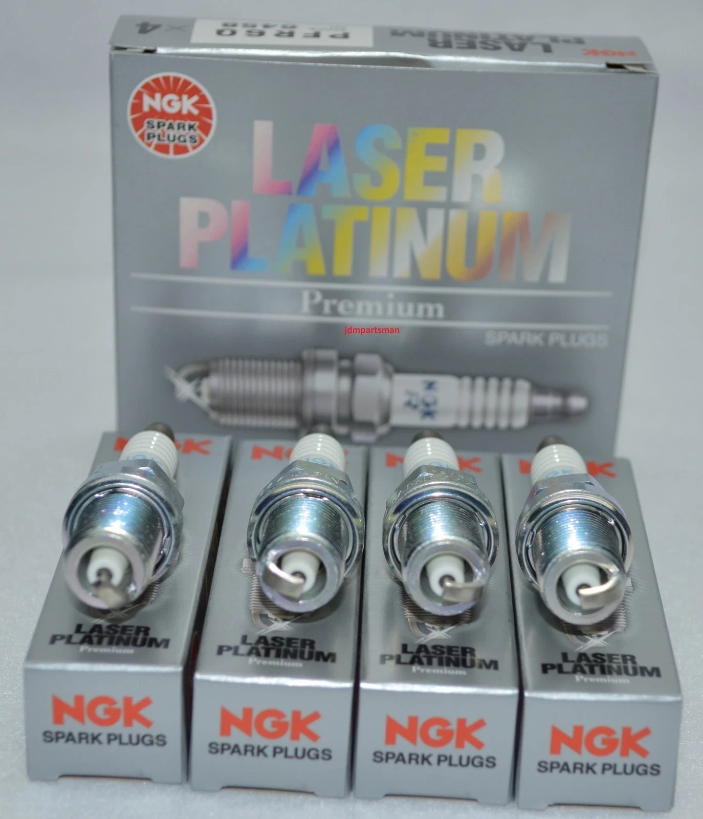 Set of 4 - Honda Acura Civic S2000 RSX NGK Laser Iridium Spark Plug IFR7G11KS