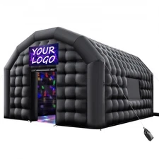 Inflatable Nightclub,19.7x16.4x12 ft Inflatable Party Tent with 680W Blower & Sa