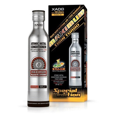 XADO Atomic metal conditioner Maximum Twin Turbo with 1 Stage Revitalizant 360ml
