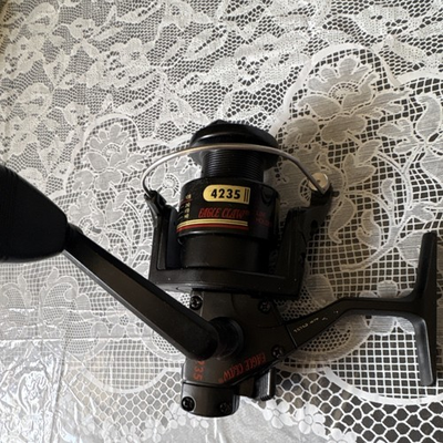 #ad #ad Eagle Claw 4235 Vintage Spinning Fishing Reel Collectible Fishing Gear $16.50
