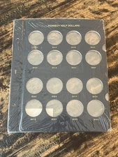 Whitman Album Kennedy Half Dollar Update Page 2013-2018 PD&S Mint Coins 16 Slots