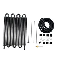  Transmission Oil Cooler Kit, Universal 8 Pass 5/16" Tube and Fin Oil 8-PASS