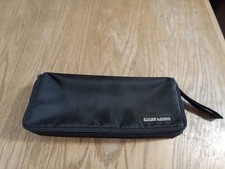 Case Logic 15 Cassette Tape Storage Carry Tote Organizer Wrist Strap Black. W17