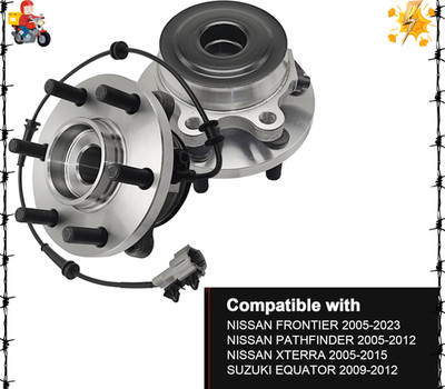 Front Wheel Bearing Hub Assembly Compatible with Nissan 515064 Wheel bearing