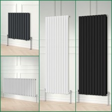 Designer Flat Panel Oval Column Horizontal Vertical Central Heating Radiator UK