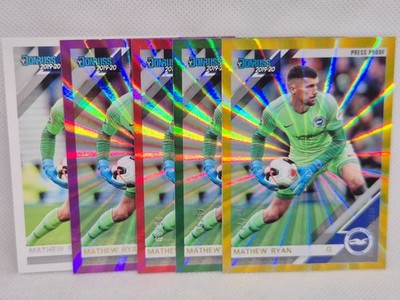 #/25 /50 /99  Mathew Ryan Australia Brighton 2019-20 Donruss Press Proof  All 5!