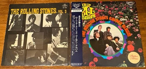 Lot 2 ROLLING STONES Japan vinyl LPs vol. 3 and Your Poll Winners Golden Album