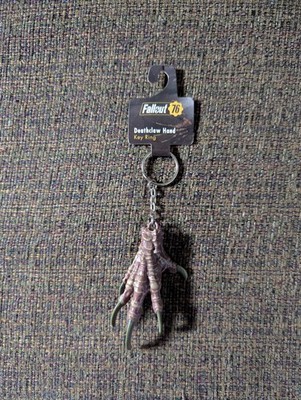 Fallout 76 Deathclaw Hand Keychain Key Ring 2018