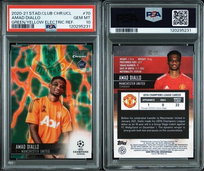 PSA10 STADIUM CLUB AMAD DIALLO RC /75 | eBay