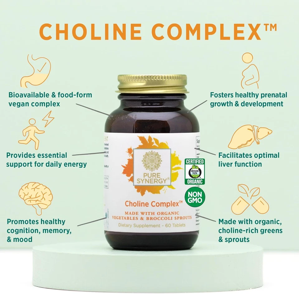 纯合成能量胆碱复合物 | 素食补充剂有机...  — 第 3/4 张图片