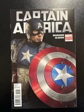 Captain America #1 Chris Evans Photo Variant Marvel 2011 Ed Brubaker VF/NM