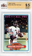 1980 Topps Walter Payton #160 BGS 9.5