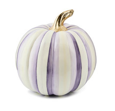 Mackenzie-Childs Violet Stripe Medium Pumpkin