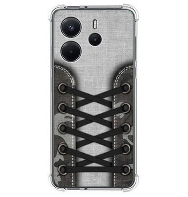 Siliconhülle Antischock Für Xiaomi Redmi Note 14 4G Design Sneakers 16 Zeichnung