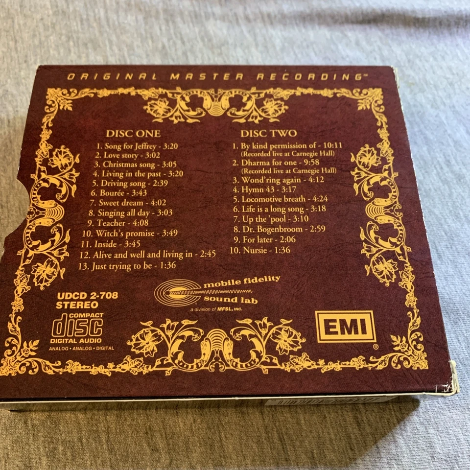 Jethro Tull Living In The Past 24k Gold 2 CD Box Set UDCD 2-708 - Image 3 of 4