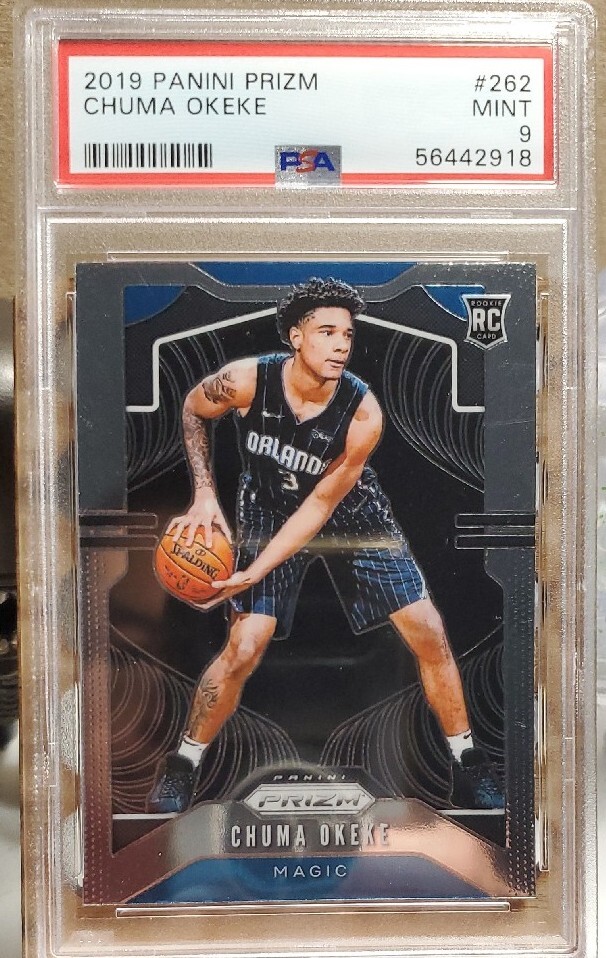 2019-20 Prizm Chuma Okeke Rookie RC #262 PSA 9 Mint Magic