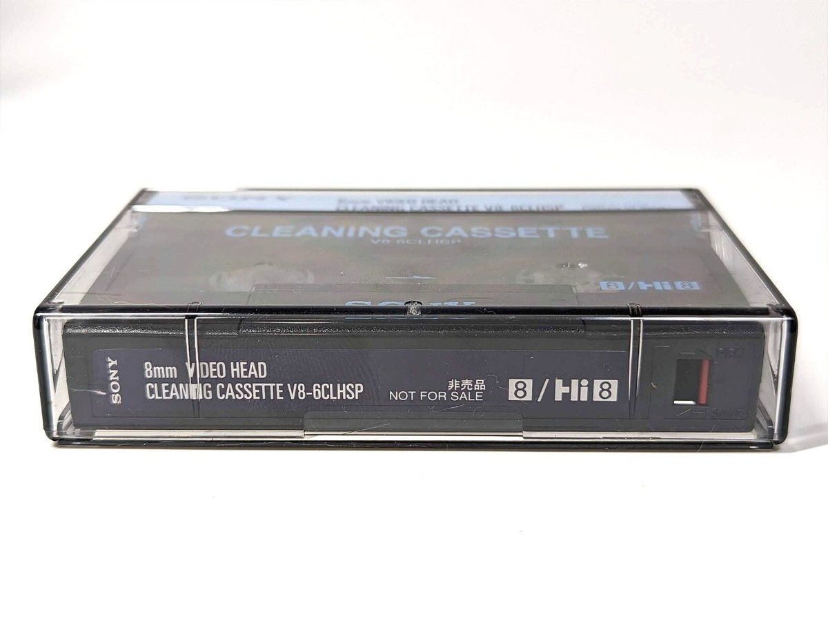 Cassette De Nettoyage De Tête Sony V8-6CLHSP, Scellée, Pour Video8/Hi8/Digital8