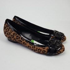 franco sarto leopard print flats