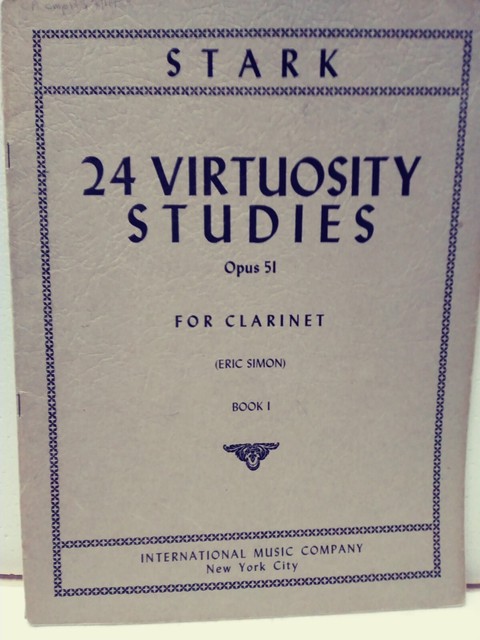 Robert Stark 24 Virtuosity Studies for Clarinet Op. 51 Book 1 No. 1780 Music Robert Stark 24 Virtuosity Studies for Clarinet Op. 51 Book 1 No. 1780 Music