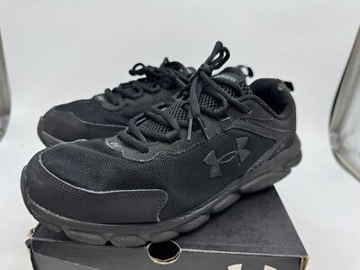 Under Armour Charged Assert 9 Running Shoes Men Black Low Top - 10 EXTRA WIDE