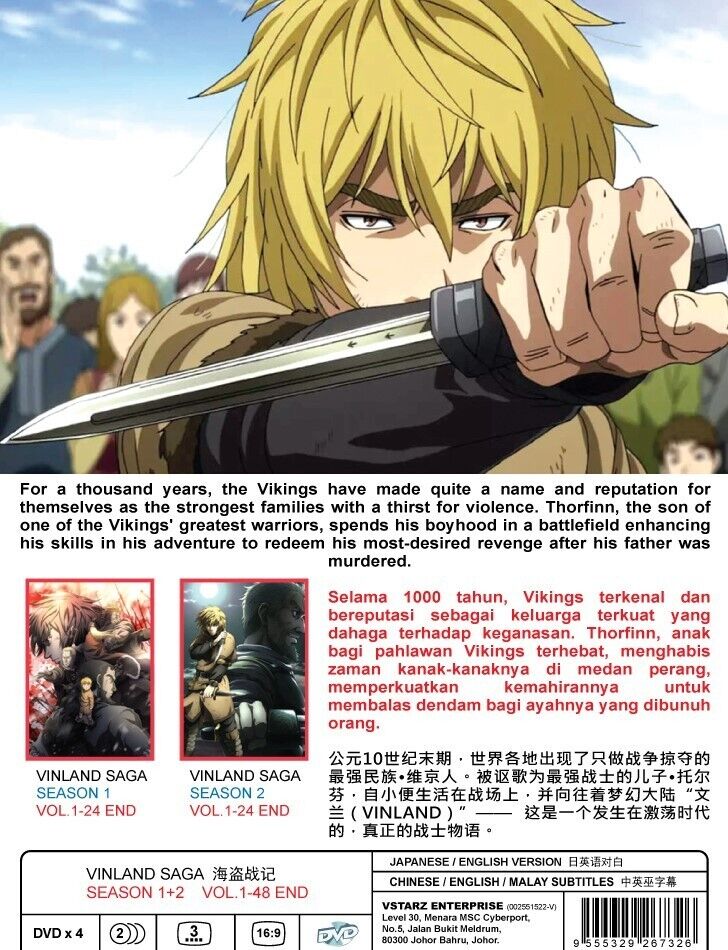 Vinland Saga terá uma segunda temporada - Anime United