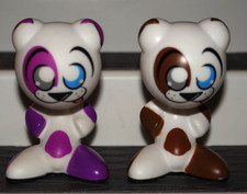 Mattel Radica UB Funkeys Purple Brown Waggs Figures NOT TESTED