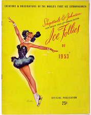 Ice Follies 1953 Shipstads Johnson 17th figure skating souvenir program C1