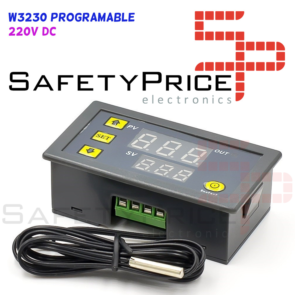 Termostato precision W3230 control temperatura programable incubadora 220V