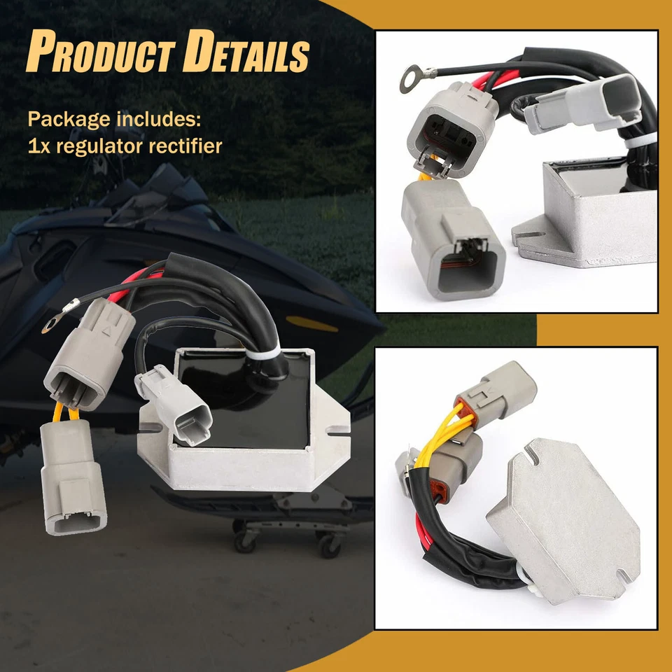 Voltage Regulator Rectifier for Ski-Doo Mach Z 1000 /MXZ XRS 600 SDI 2004-2008 - Image 4 of 4