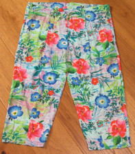 Vtg Jams World PETIT FLEUR Hawaiian Aloha Beach Pants Women's M Made in Hawaii
