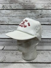 VTG Lehighton Auto Show 1992 Classic Cars White Mesh Snapback Trucker Hat Cap