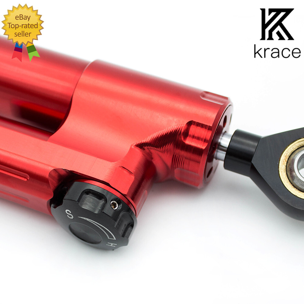 For Ninja ZX636 ZX6R 2005 2006 Red CNC Steering Damper Bracket Kit