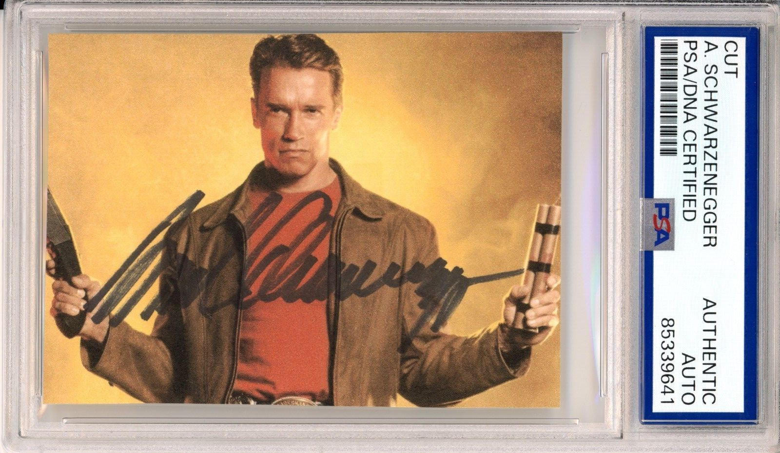 SIGNED Arnold Schwarzenegger Last Action Hero Picture PSA DNA COA AUTOGRAPHED