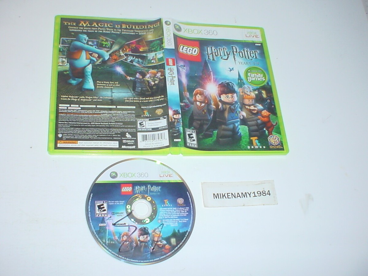 LEGO HARRY POTTER YEARS 1-4 game in case for Microsoft XBOX 360