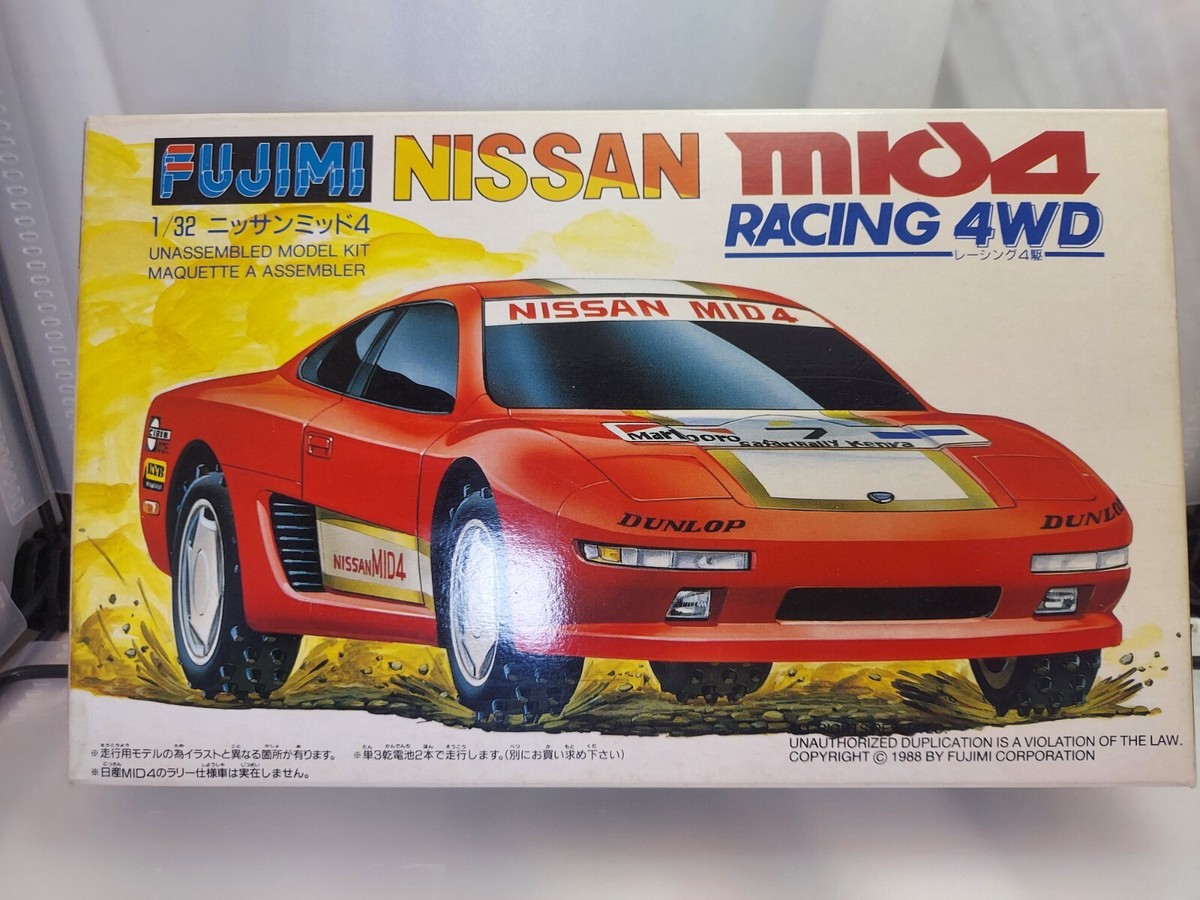 NISSAN MID-4 RACING 4WD MOTOR DRIVE Fujimi 1/32scale From Japan | eBay