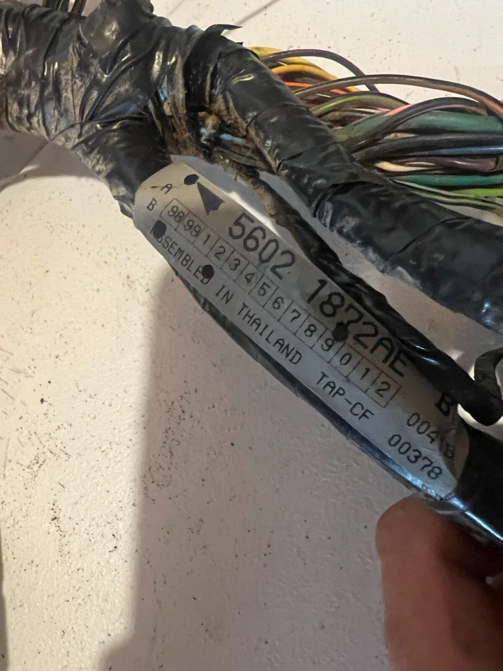 OEM 1999 Dodge Ram 1500 2500 3500 Dash Wiring Harness 56021872AE - Image 4 of 4