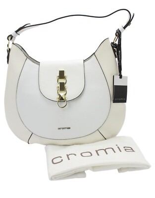 CROMIA Frida Bag Women's ONE SIZE Leather Semi Circle Single Handle Metal Detail